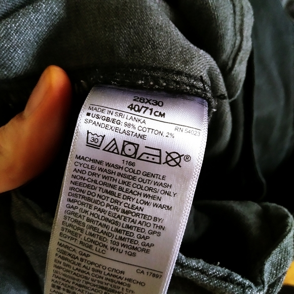 Gap Woman Black Skinny Jeans 28 x 30 - Picture 12 of 12